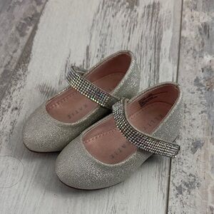 Silver Sparkle Dress Shoes